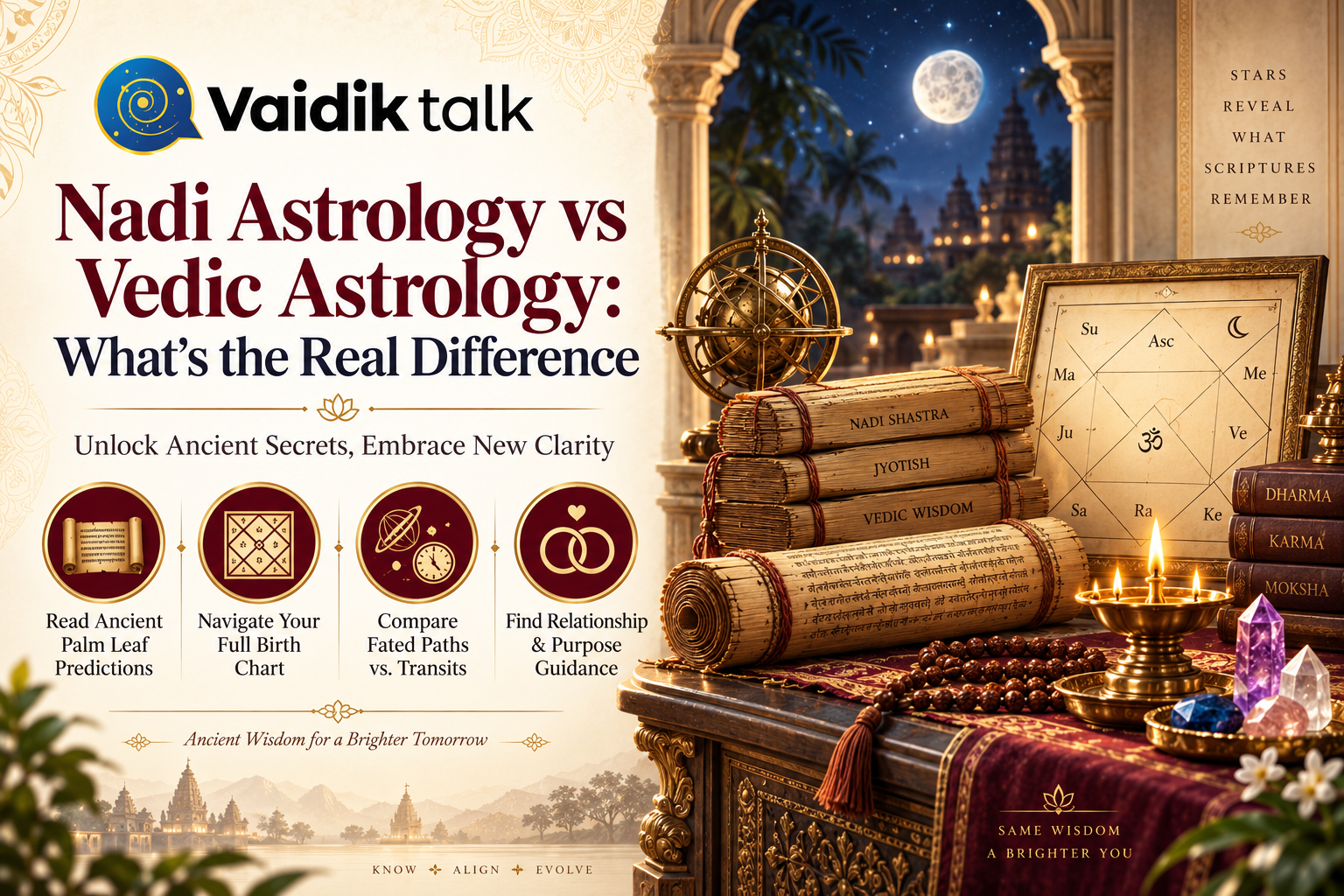 Nadi Astrology vs Vedic Astrology: What's the Real Difference